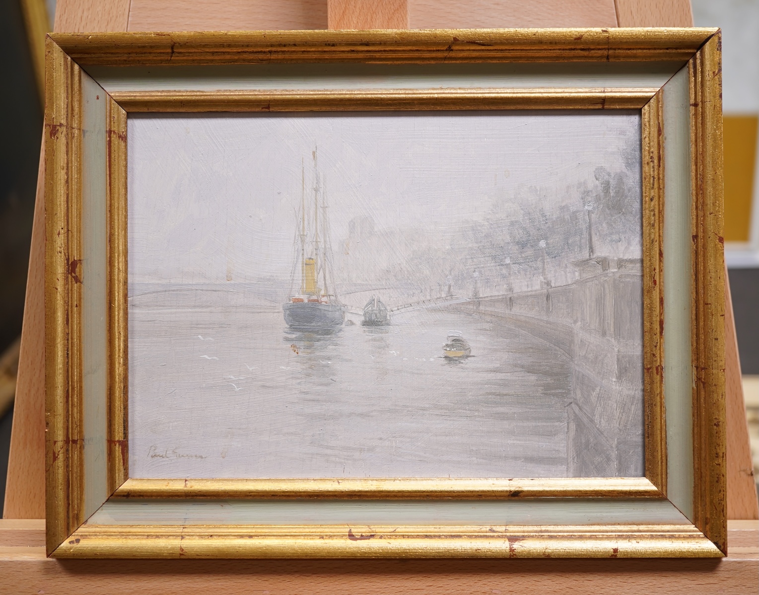 Paul Gunn, (b. 1934), 'Bankside, London'